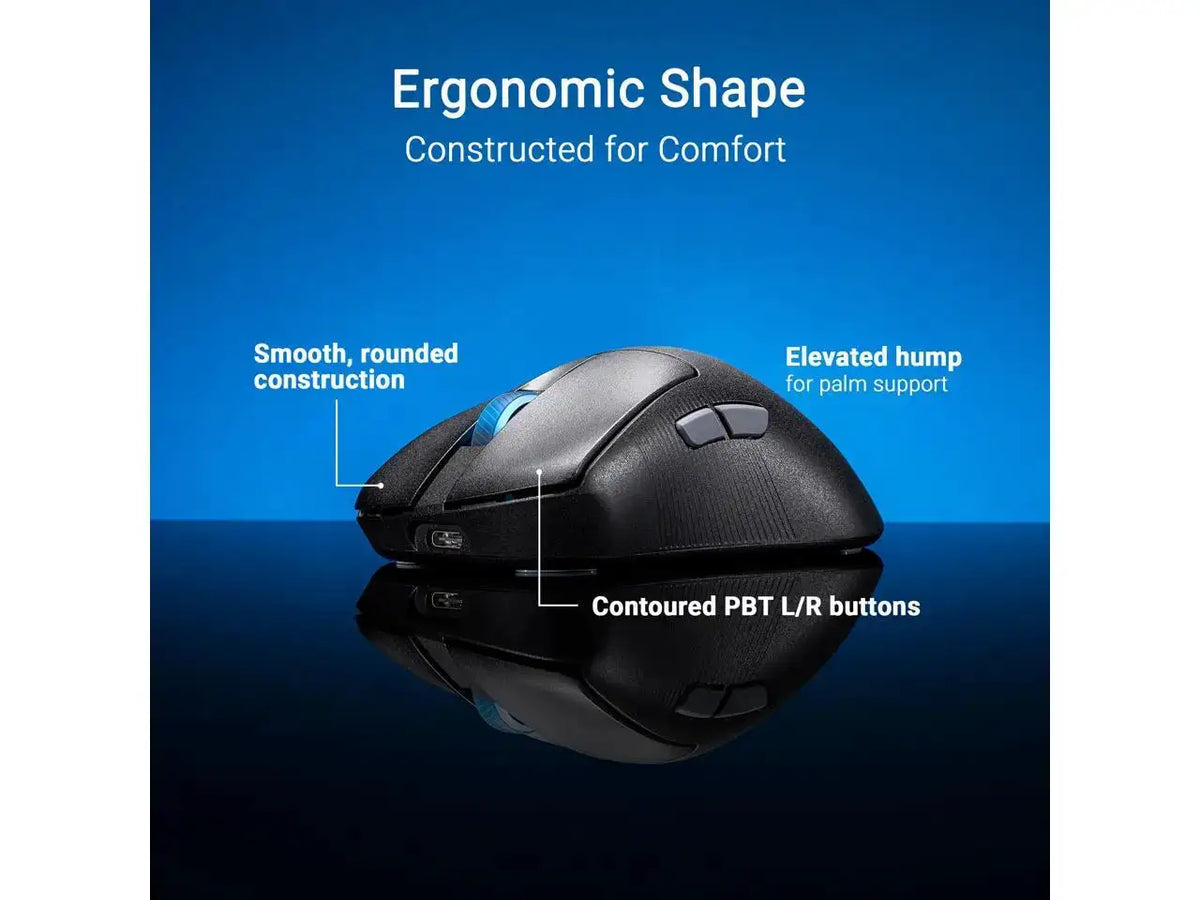 ASUS ROG Keris II WL Ace ( ergonomic mouse, , ROG Micro — product view 2