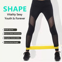 5-Piece Colorful TPE Resistance Bands Set for Home Fitness