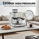 Coffee Machine Grinder Stainless Steel