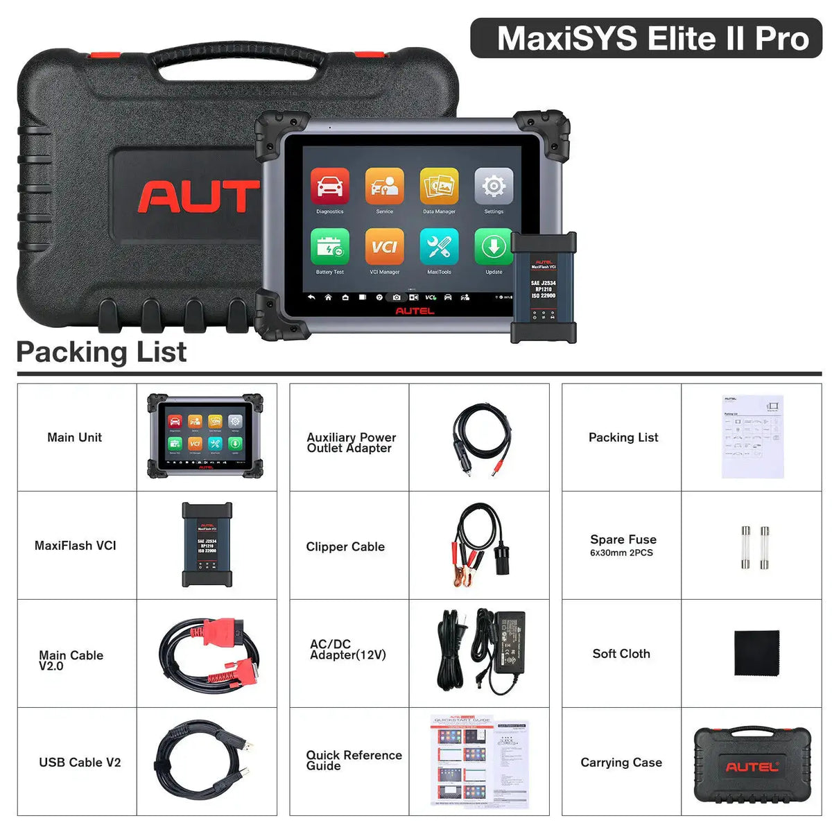 Autel Maxisys Elite II Pro Elite Pro Dignostic Tool Same — product view 6