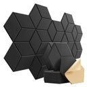 Black Acoustic Soundproof Foam Panels