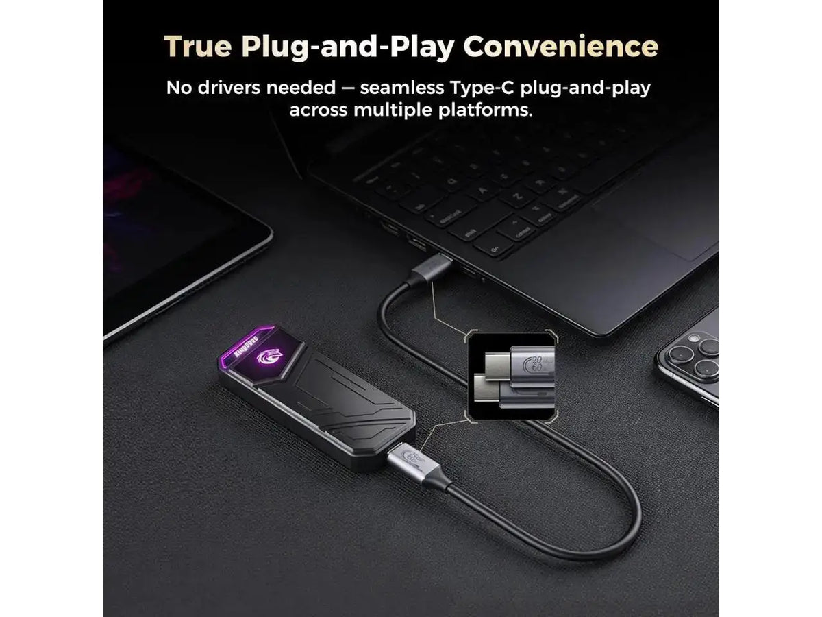 KingSpec RGB Portable SSD — product view 7
