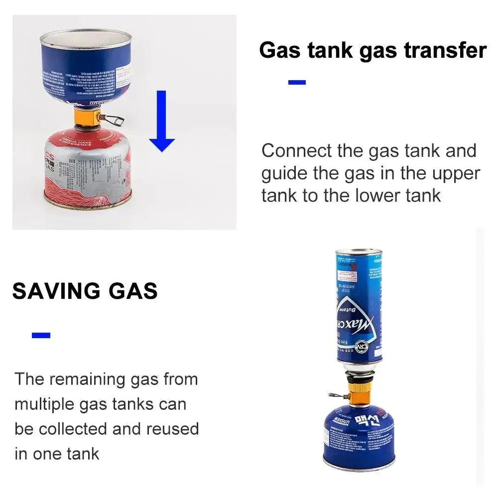 Outdoor Camping Stove Butane Refill Gas Adapter Tool