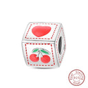 Red Series Charm Beads Sterling