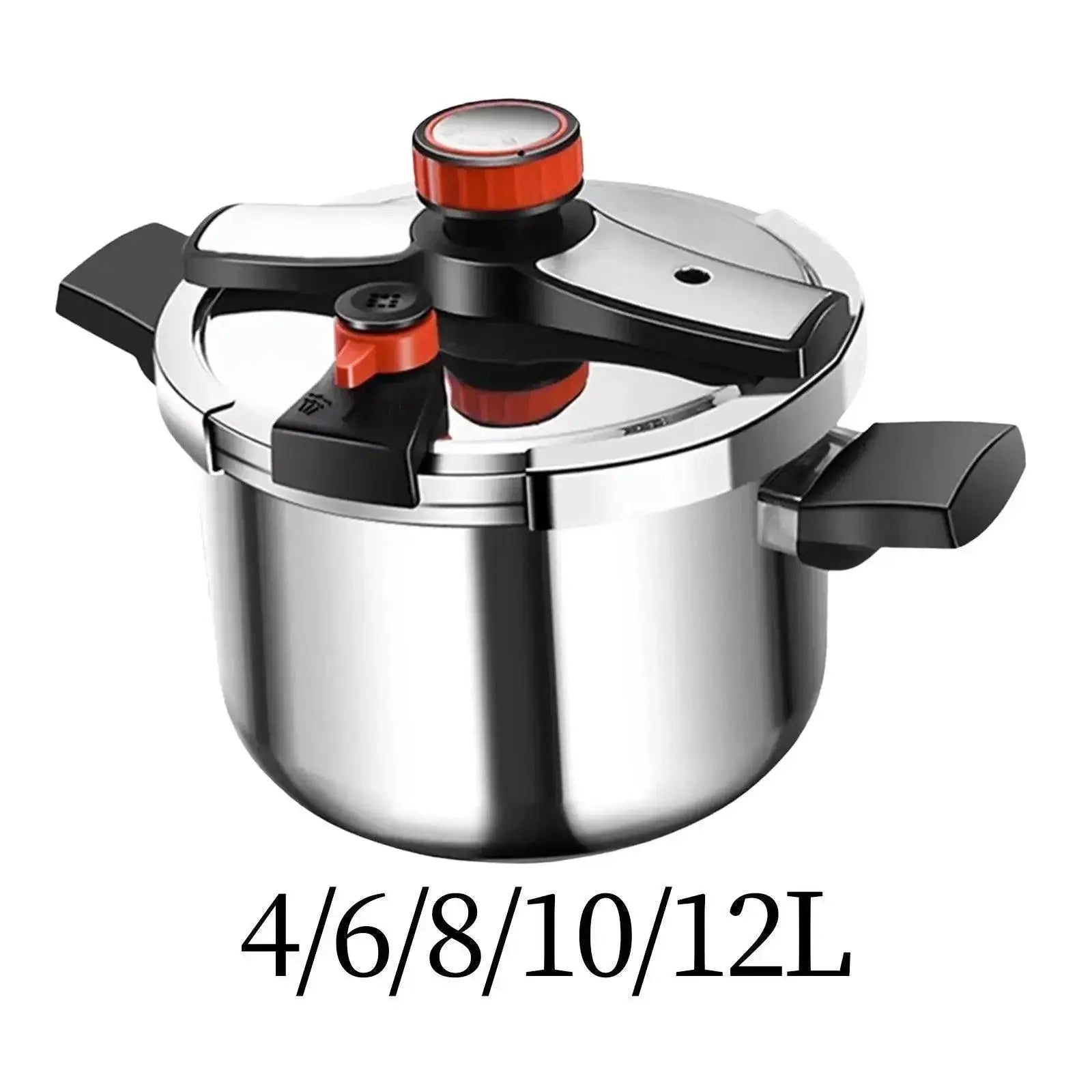 Pressure Cooker With Secure Lock Fast Heating For Meals