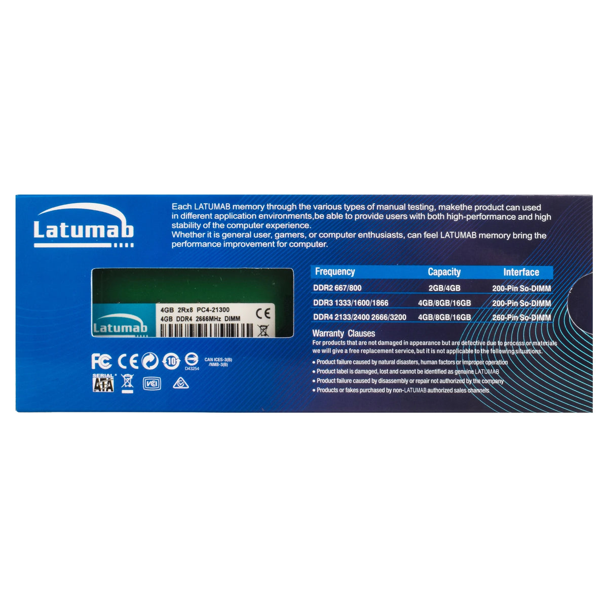 Latumab Ram Desktop Memoria
