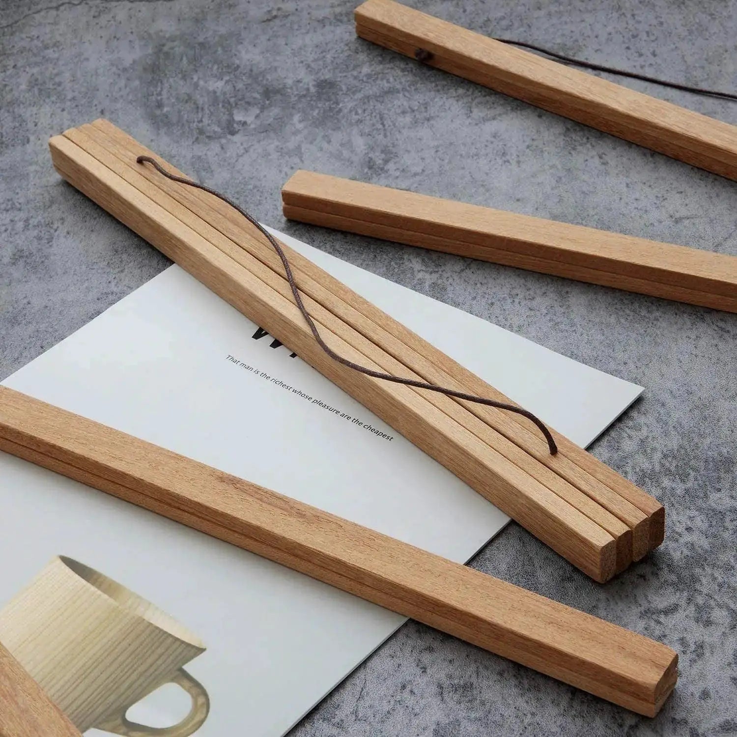 Magnetic Teak Wood Picture Frame for Stylish Home Decor