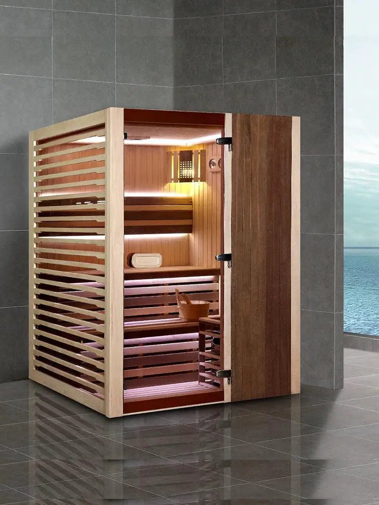 Luxury Home Sauna And Steam Room Combo For Wellness