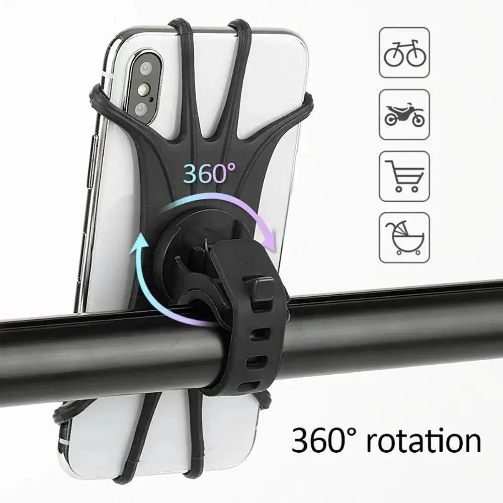Cycling Phone Mount Silicone Grip Samsung iPhone Xiaomi