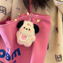 Plush Puppy Doll Toys Keychain Bag Pendant Charm Gift