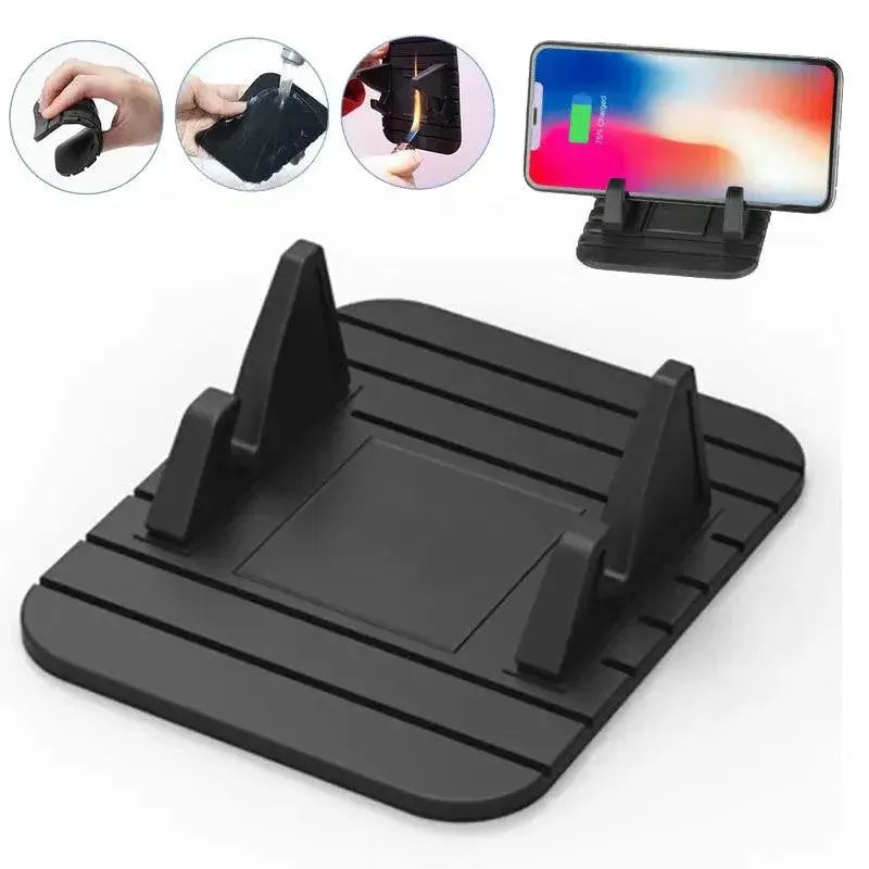 Silicone Car Phone GPS Holder Mat Secure Dashboard Stand