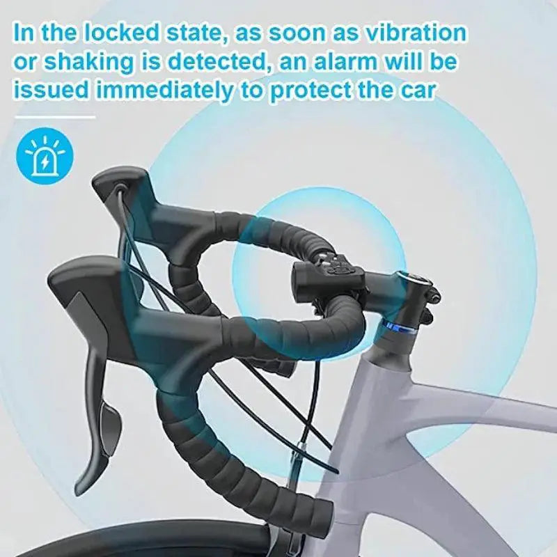 USB Rechargeable Electric Bike Horn With Anti Theft Alarm