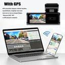 Front 4K Dash Cam With GPS Night Vision Parking Monitor