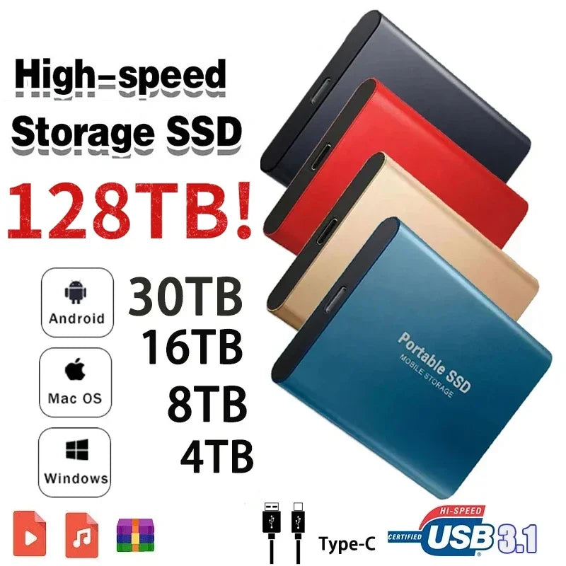 USB-C USB Portable SSD
