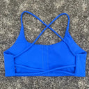 Breathable Spaghetti Strap Sports Bra Cross Back