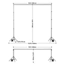 Heavy Duty Metal Backdrop Stand