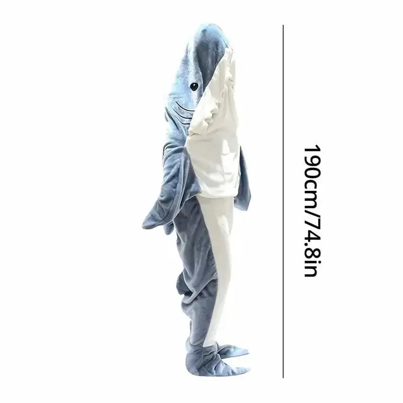 Shark Blanket Wearable For Adults Winter Warm Cozy Plush