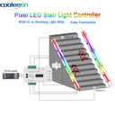Dream Color Pixel LED Stair Light Controller For RGB SPI Strips Running Light