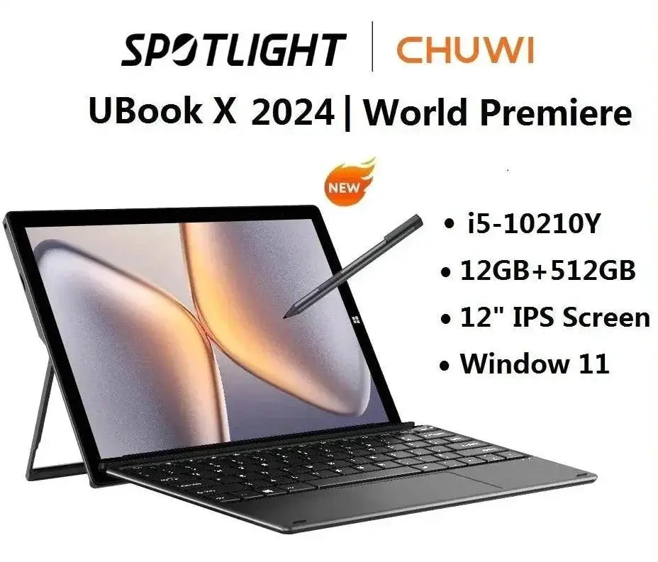 UBook X 2024 2-In-1 Tablet PC With I5 And 12GB RAM