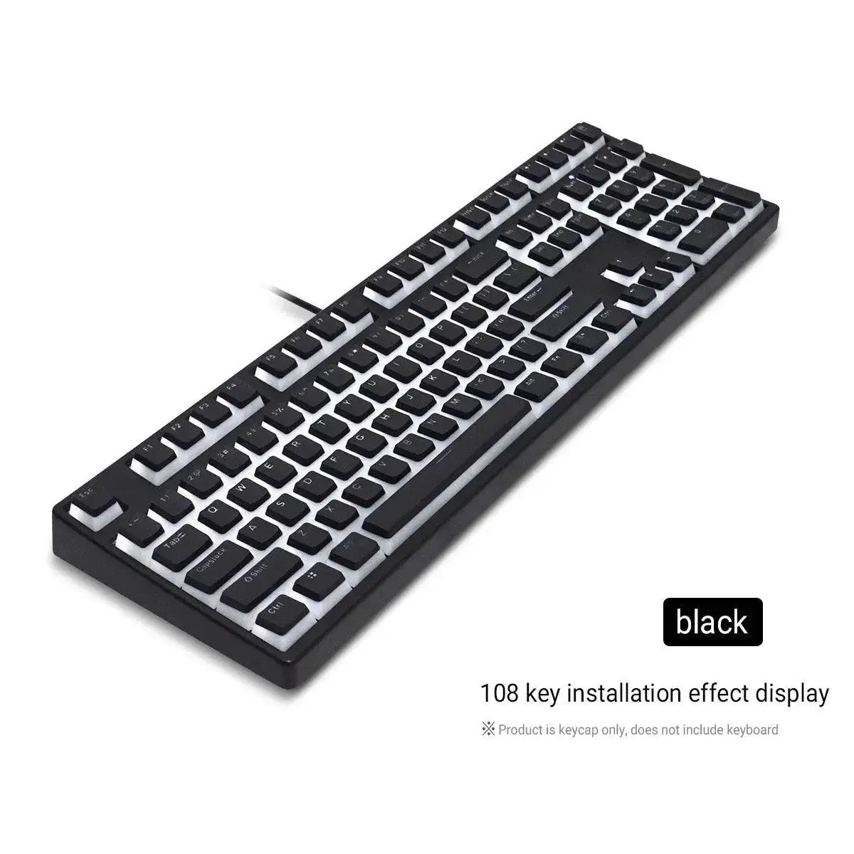 Pudding Keycaps RGB Backlit Enhanced Typing Efficiency