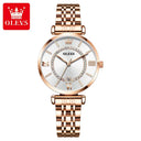 OLEVS Women Mesh Link Stainless Watch