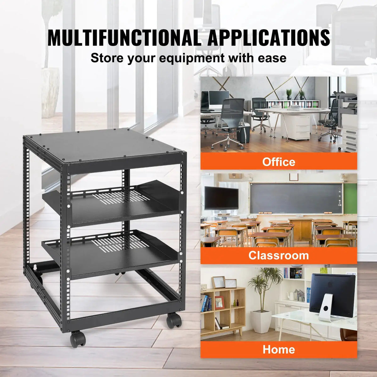 Heavy Duty Open Frame Server Rack — product view 6