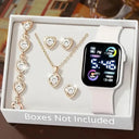 6 Piece Watch Jewelry Set Silicone Digital Teens