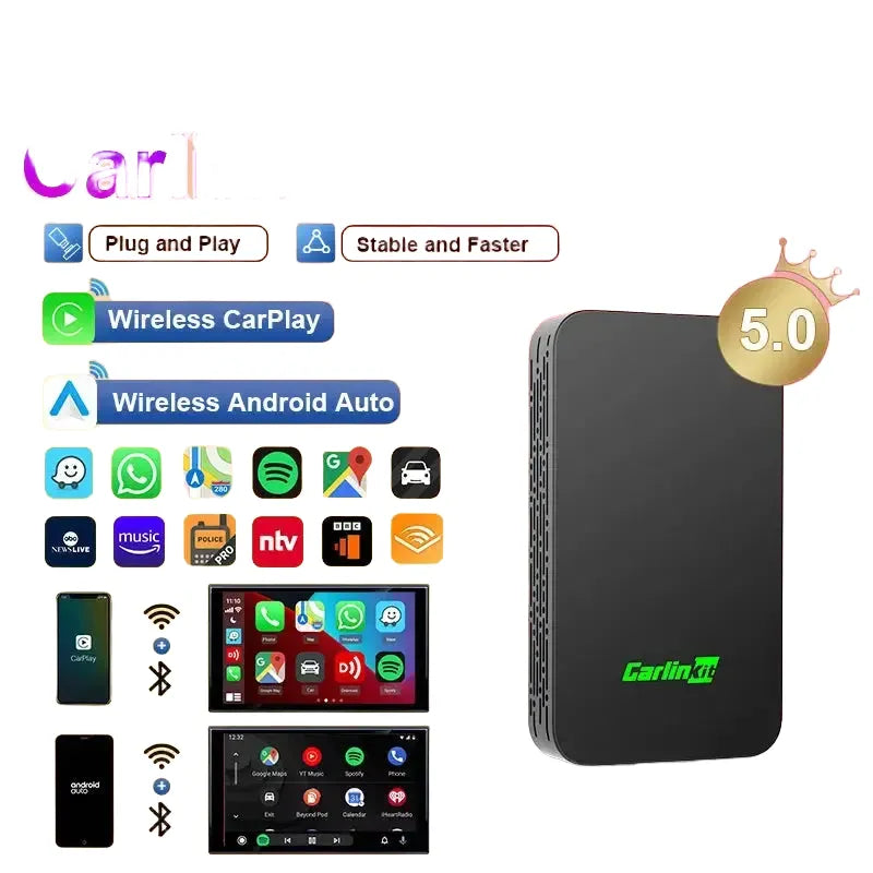 Carlinkit Box - Wireless CarPlay Adapter - CarlinKit 5.0 2Air Brands Genuine product image
