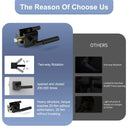 Interior Knurled Door Handle - Secure