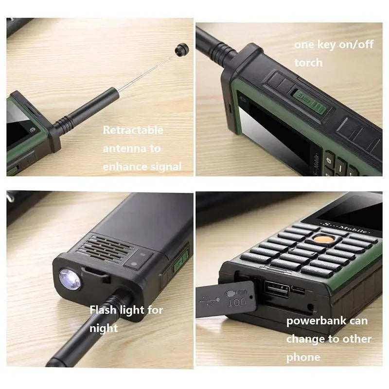 Rugged Outdoor Mobile Phone Antenna Long Standby Battery