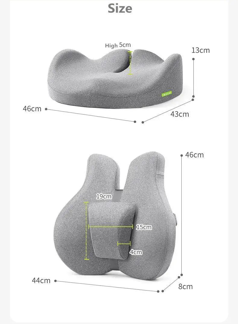Lumbar Support Memory Foam Cushion for Office Chairs Comfort