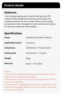 Smart Comfort Camping Pad for Outdoors