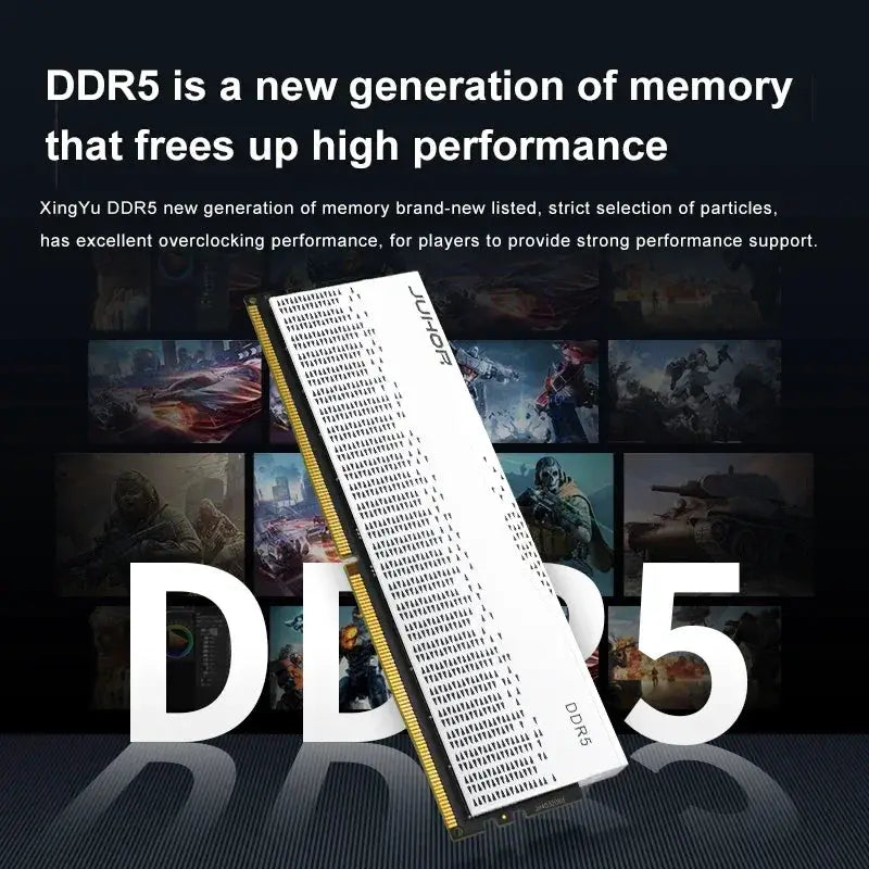 JUHOR DDR5 RAM 16GB 32GB Gaming Memory For PC Enthusiasts