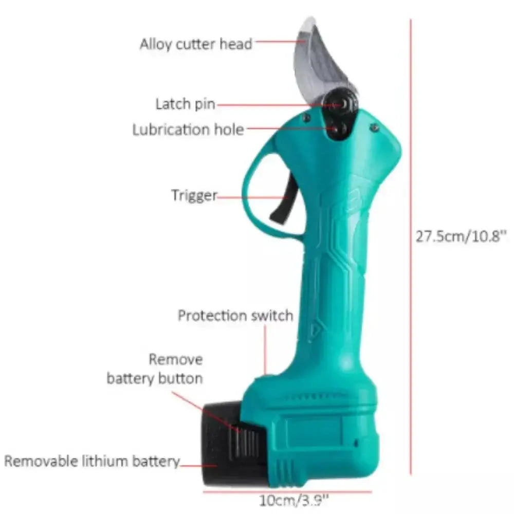21V Battery Powered Brushless Electric Shear Pruner Tool