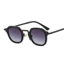 Retro UV400 Small Square Sunglasses with Metal Frame Fashion