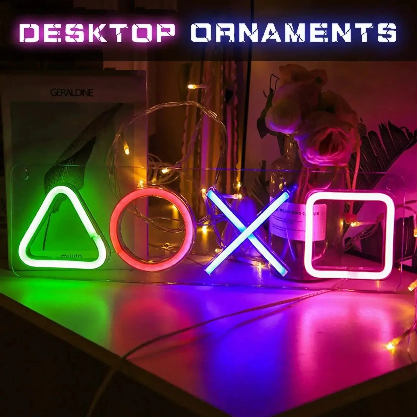 Custom PS4 Game Icon Neon Sign Light for Modern Home Decor