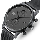 Premium Black Chronograph Watch