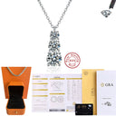 Round Cross Moissanite Pendant Necklace in Sterling Silver Cbtb