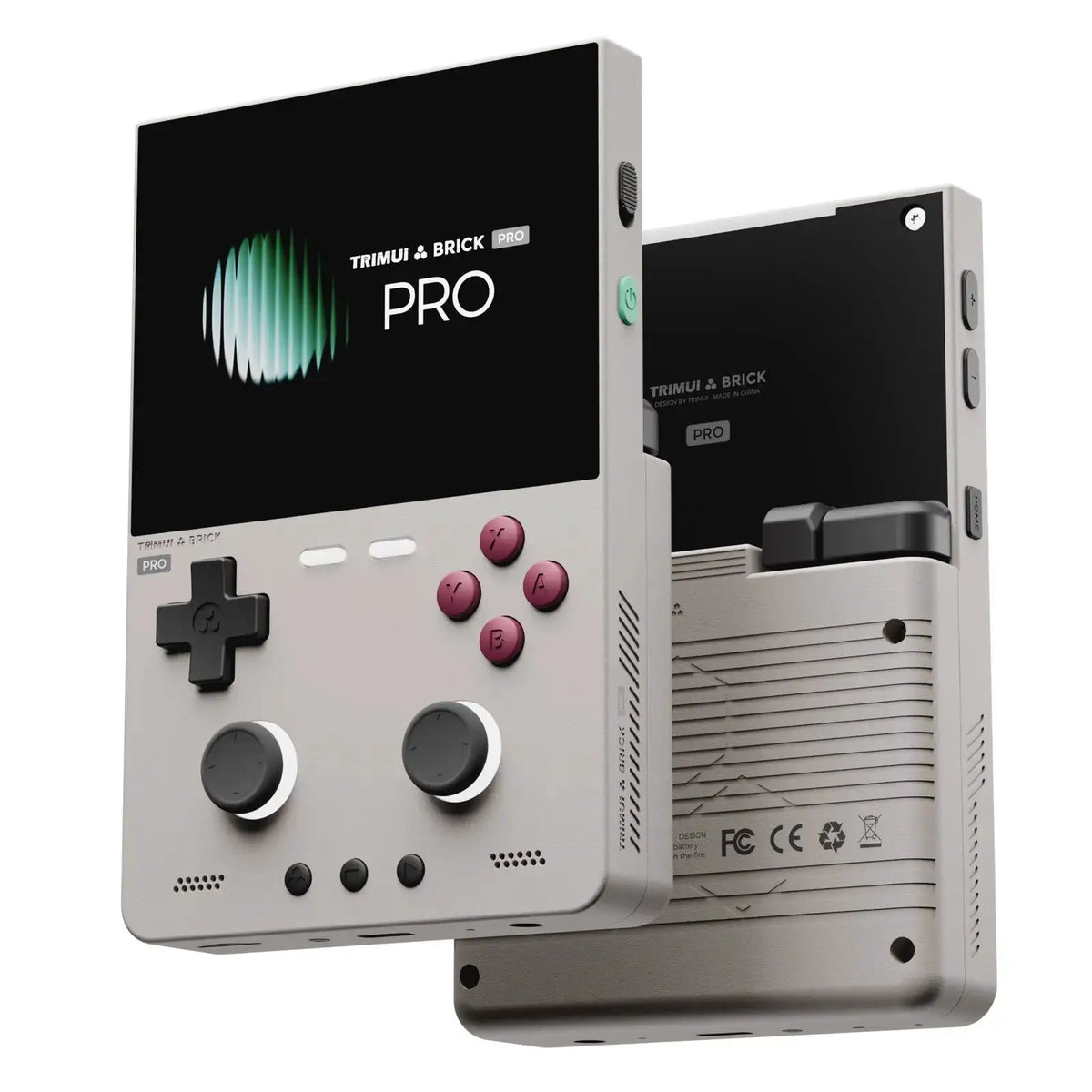 Trimui Brick Pro Retro Handheld Game Console 5000mAh Long Battery CNC Unibody Hall Effect Joysticks 3.95" IPS Linux Gaming Device
