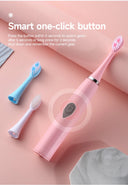 Electric Toothbrush for Adults Soft DuPont Bristle Portable