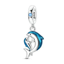 Charm Silver Animal Pendant Beaded