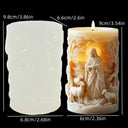 Jesus Easter Egg Rabbit Candle Silicone Mold