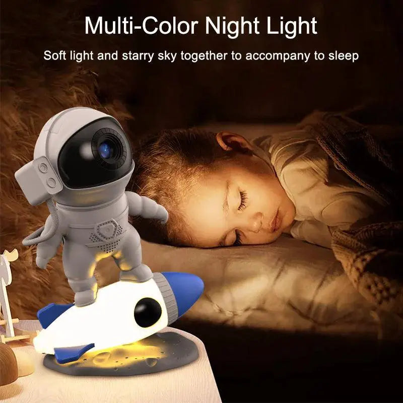 Cosmic Astronaut Galaxy Projector 360 Rotating Star Light