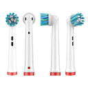4PCS Dupont Bristle Electric Toothbrush Heads Whiten Teeth