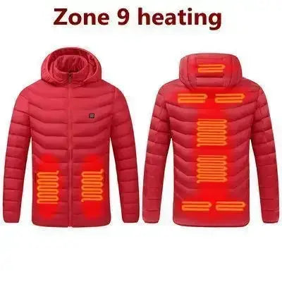 Washable USB Heating Jacket For Outdoor Use In Cold Weather
