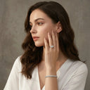Classic Three Stone Moissanite Ring