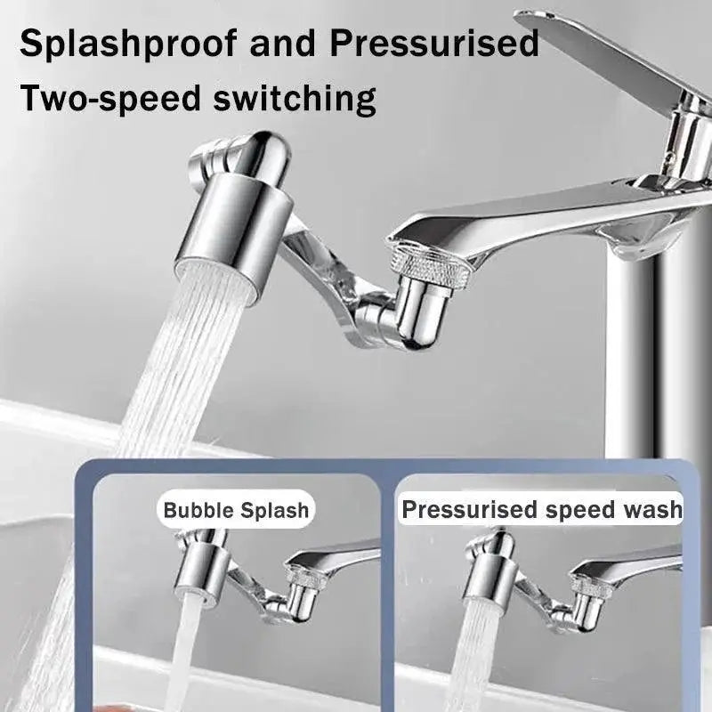 Dual Mode Swivel Faucet Extender For Easy Sink Tasks