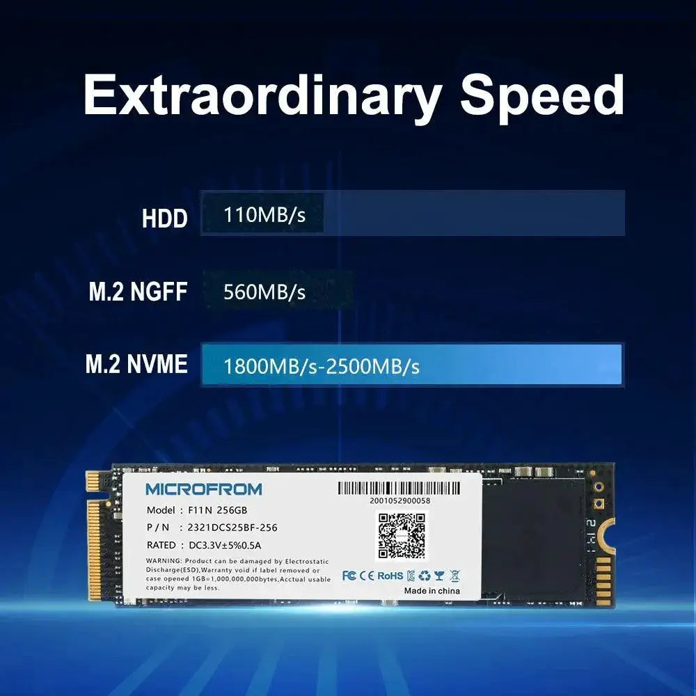 MicroFrom NVMe M2 SSD For Gaming Speed And Compatibility