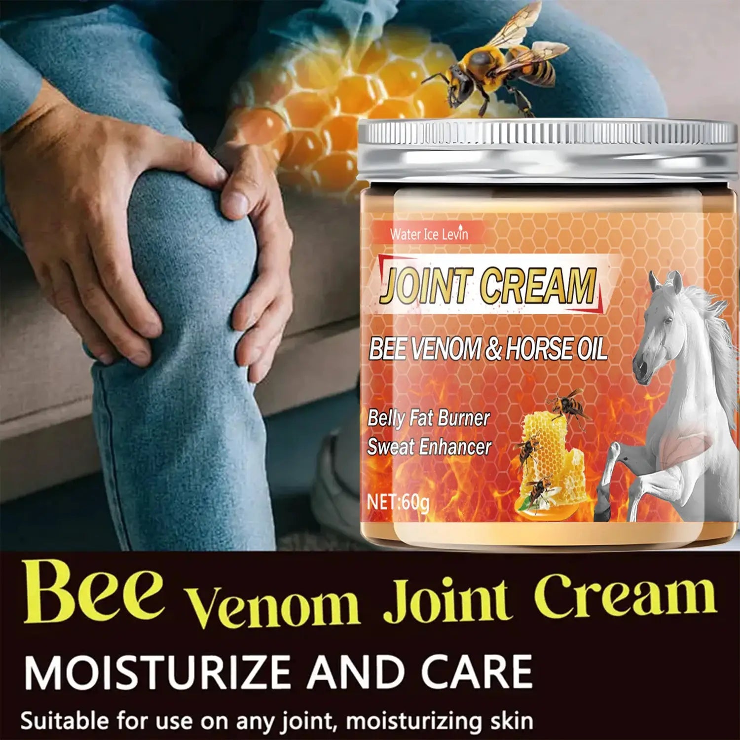 Muscle Firming Massage Cream, Contains Collagen, Hypoallergenic, Moisturizing Cream, Suitable for All Skin Types, Unisex