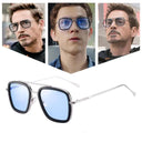 Tony Stark Inspired Unisex Square Frame Sunglasses Retro